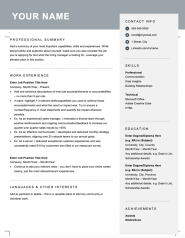 Sample Canadian Resume Templates Susamiakane