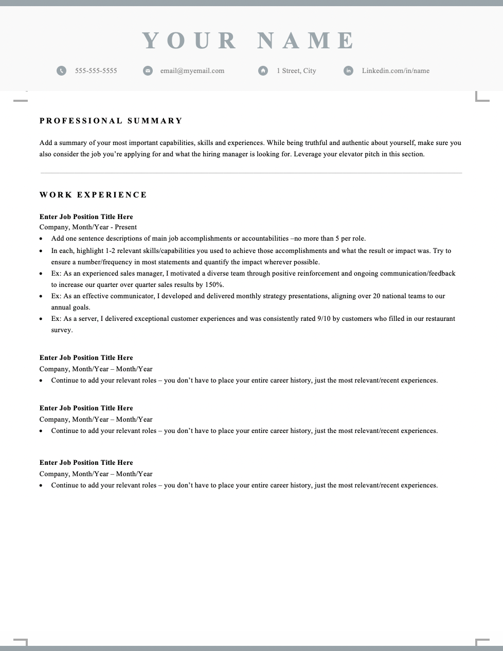free resume and cover letter templates for mac