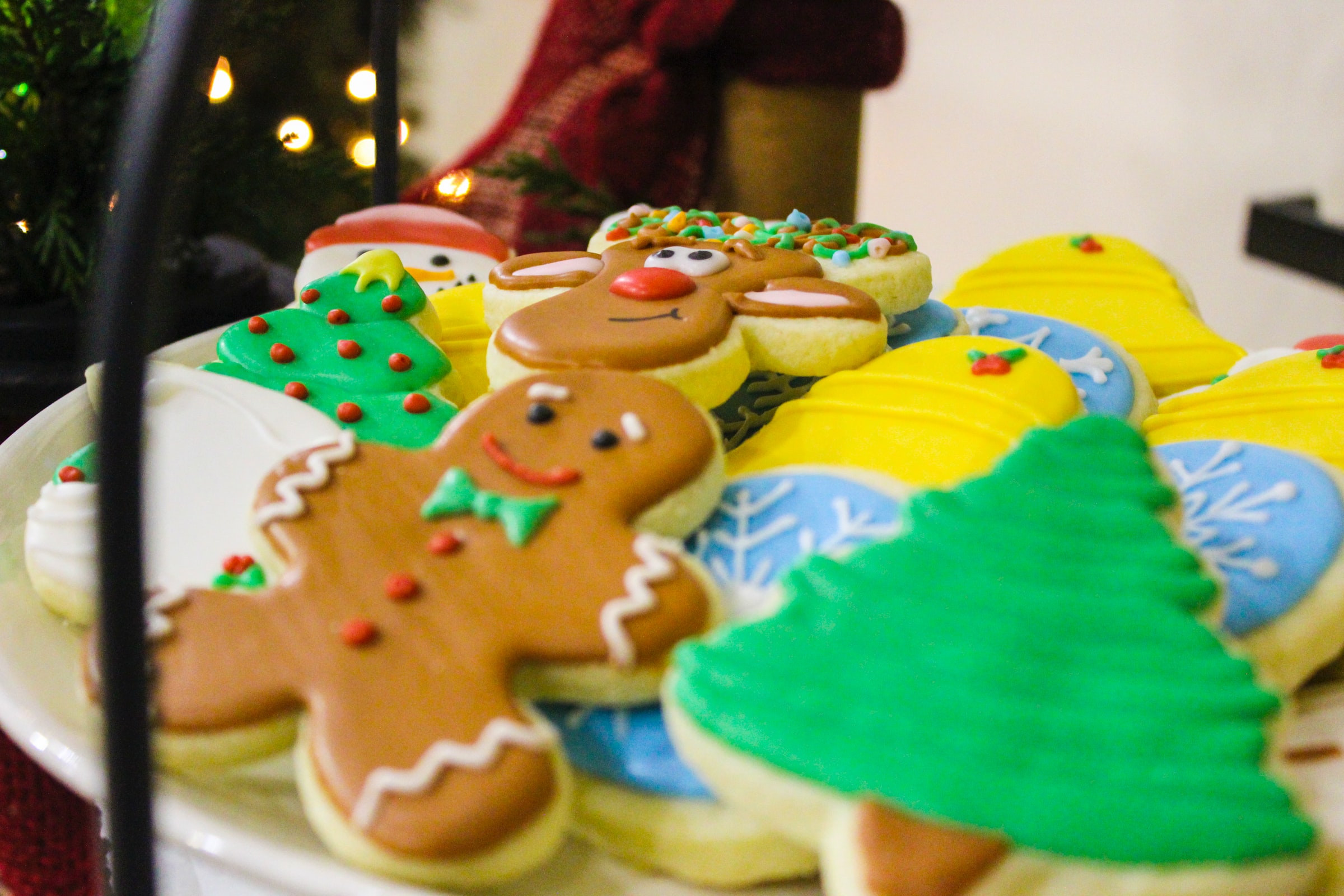 Decorated gingerbread man