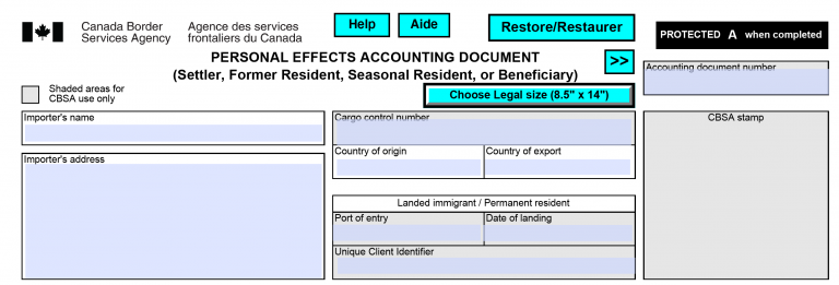 How To Fill Forms B4 & B4A While Moving To Canada | Arrive