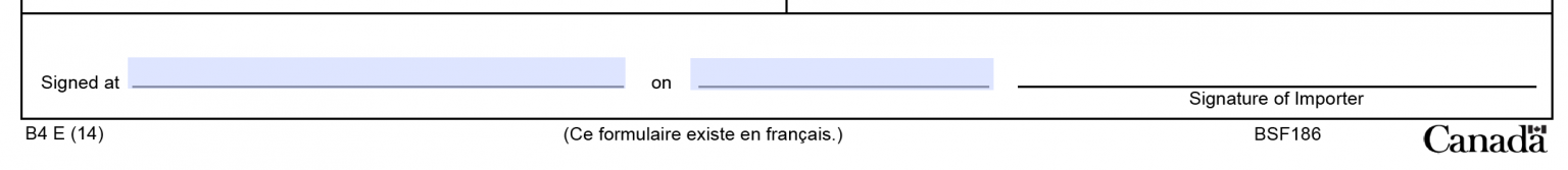 How To Fill Forms B4 And B4a While Moving To Canada Arrive