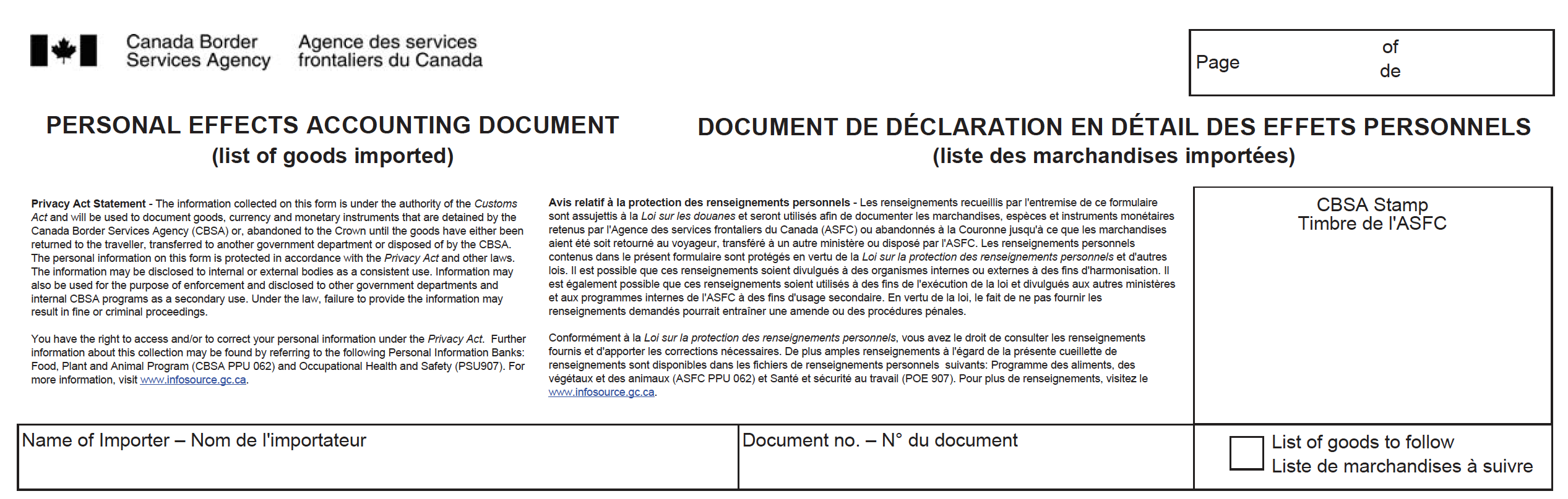 How To Fill Forms B4 And B4a While Moving To Canada Arrive